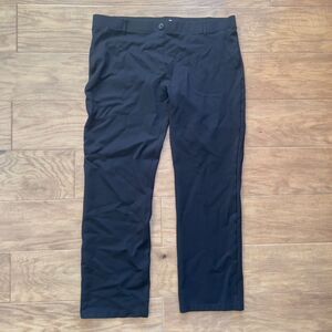 Betabrand Dress Pants Size 2XL Black Straight-Leg Classic Yoga Pant Pull On